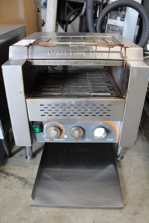 Ava Toast Model TT-300-208 Stainless Steel Commercial Countertop Conveyor Toaster Oven. 208 Volts, 1 Phase. 14.5x16.5x15