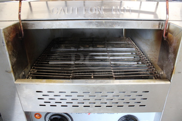 Ava Toast Model CTA7001 Stainless Steel Commercial Countertop Conveyor Toaster Oven. 120 Volts, 1 Phase. 14.5x16.5x15. Tested and Working! - Image 4 of 5