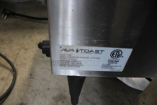 Ava Toast Model CTA7001 Stainless Steel Commercial Countertop Conveyor Toaster Oven. 120 Volts, 1 Phase. 14.5x16.5x15. Tested and Working! - Image 5 of 5