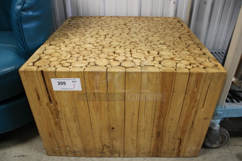 Wooden Coffee Table. 28x28x18