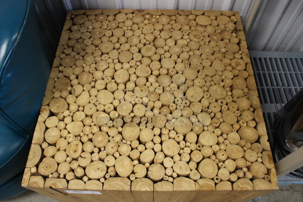 Wooden Coffee Table. 28x28x18 - Image 2 of 4