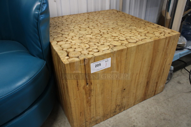 Wooden Coffee Table. 28x28x18 - Image 3 of 4