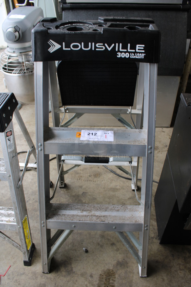 Louisville 3' Metal 300 Pound Capacity Ladder - Image 1 of 3