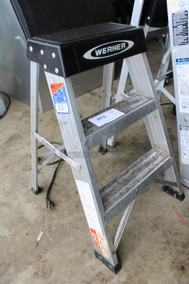 Werner 2' Metal 300 Pound Capacity Ladder - Image 2 of 3