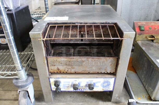 Belleco Model JT2-H Stainless Steel Commercial Countertop Electric Conveyor Oven. 208 Volts, 1 Phase. 14x18.5x15