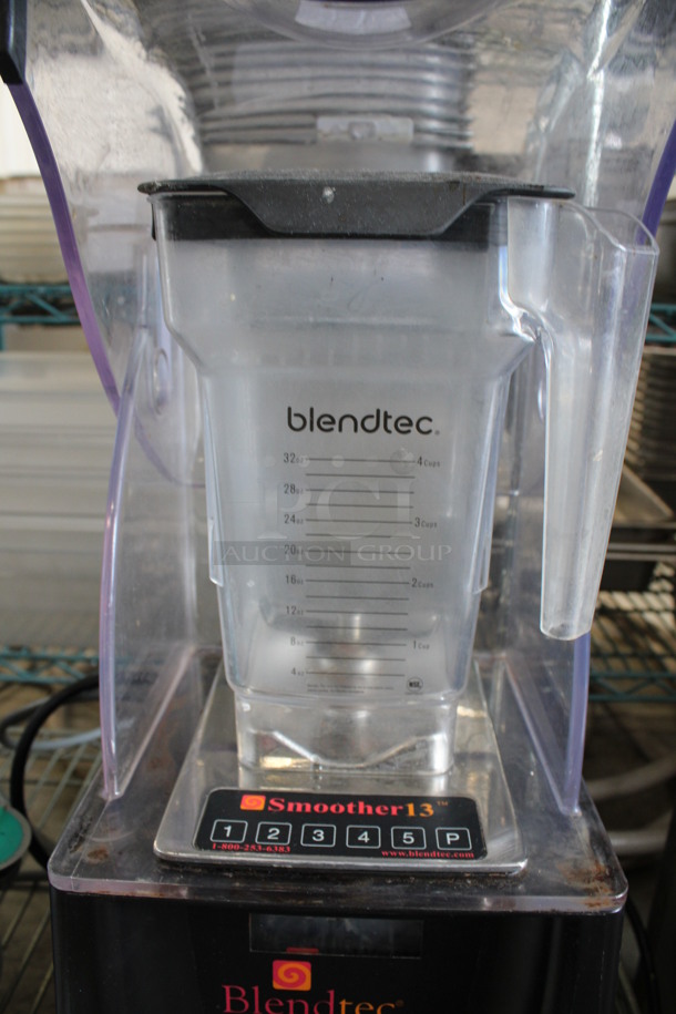 Blendtec Model ICB3/ABC3 Metal Commercial Countertop Blender w/ Cover and Pitcher. 120-240 Volts, 1 Phase. 9x9x18.5. Tested and Working! - Image 3 of 4
