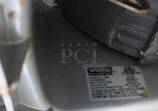 Waring Model WSM7Q Metal Countertop 7 Quart Planetary Mixer. 120 Volts, 1 Phase. 8x14x15. Tested and Working! - Image 4 of 6