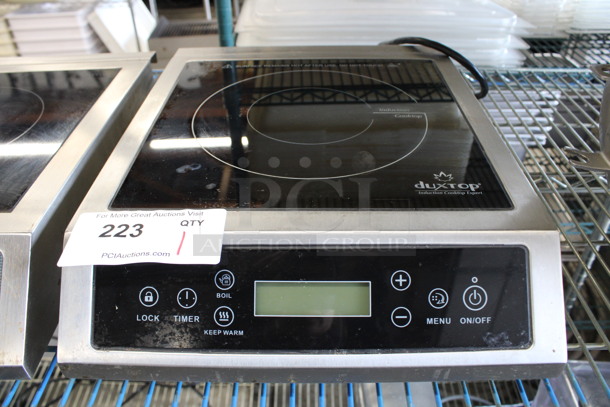 2018 Secura Model P961LS Stainless Steel Commercial Countertop Single Burner Electric Induction Range. 120 Volts, 1 Phase. 13x17x4 - Image 1 of 4