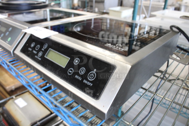2018 Secura Model P961LS Stainless Steel Commercial Countertop Single Burner Electric Induction Range. 120 Volts, 1 Phase. 13x17x4 - Image 3 of 4