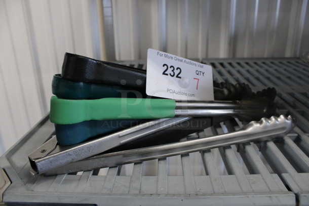 7 Various Metal Tongs. Includes 12". 7 Times Your Bid!  - Image 3 of 3