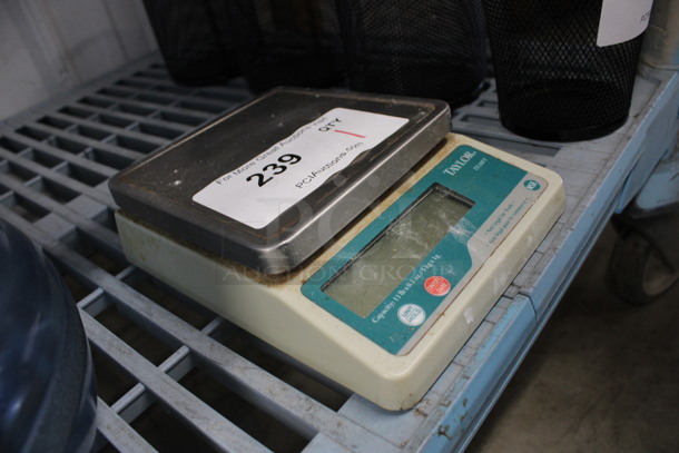 Taylor Model TE10FT Metal Countertop Food Portioning Scale. 6x8x2 - Image 3 of 3