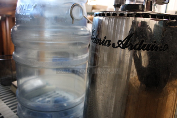2017 Victoria Arduiro Model MDJ OD Metal Commercial Countertop Espresso Bean Grinder w/ Hopper. 110-120 Volts, 1 Phase. 8x11x24. Tested and Powers On But Parts Do Not Move - Image 5 of 6
