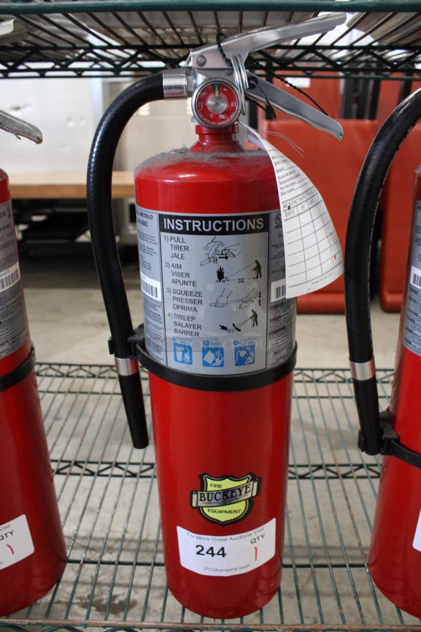 Buckeye Dry Chemical Fire Extinguisher. 7x5x21