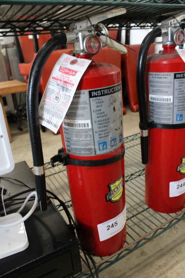 Buckeye Dry Chemical Fire Extinguisher. 7x5x21 - Image 2 of 3