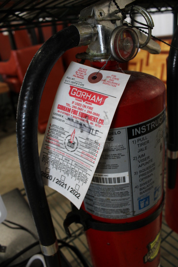 Buckeye Dry Chemical Fire Extinguisher. 7x5x21 - Image 3 of 3