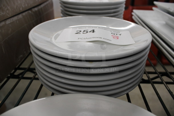 8 White Ceramic Saucers. 6.5x6.5x1. 8 Times Your Bid! - Image 3 of 3