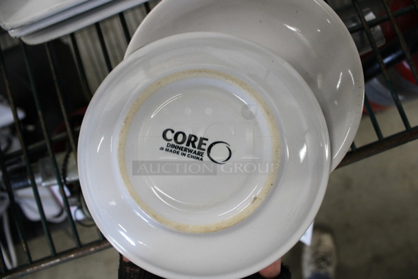 6 White Ceramic Saucers. 5x5x1. 6 Times Your Bid! - Image 3 of 3