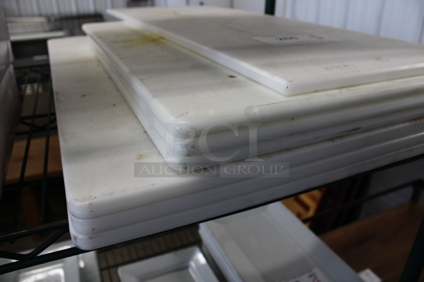 7 Various White Cutting Boards. Includes 18x24x0.5. 7 Times Your Bid! - Image 3 of 3