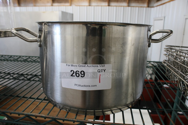 Stainless Steel Stock Pot. 16x12x7.5
