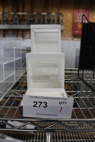 White Countertop Rack. 4.5x12x9