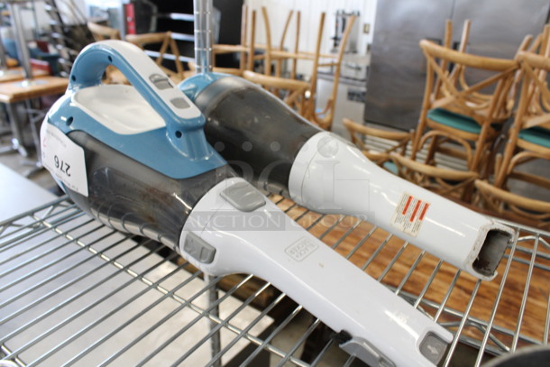 2 Black & Decker Hand Vacuum Cleaners. 5x17x7. 2 Times Your Bid! - Image 2 of 3