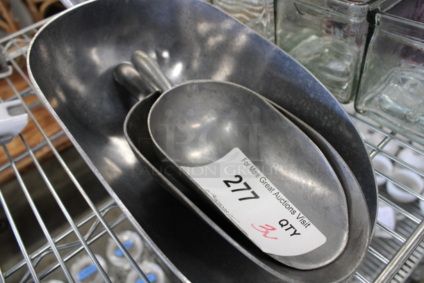 3 Various Metal Ice Scoops. Includes 6.5x15.5x4. 3 Times Your Bid! - Image 2 of 3