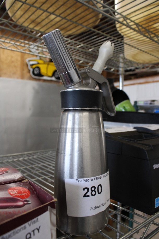 Stainless Steel Commercial Whipped Cream Whipper. 5x3x11 - Image 2 of 3