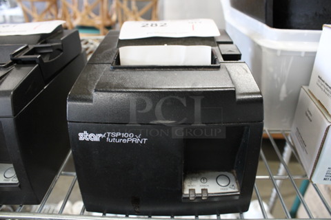 Star Micronics Model TSP100 Countertop Receipt Printer. 5.5x8x5