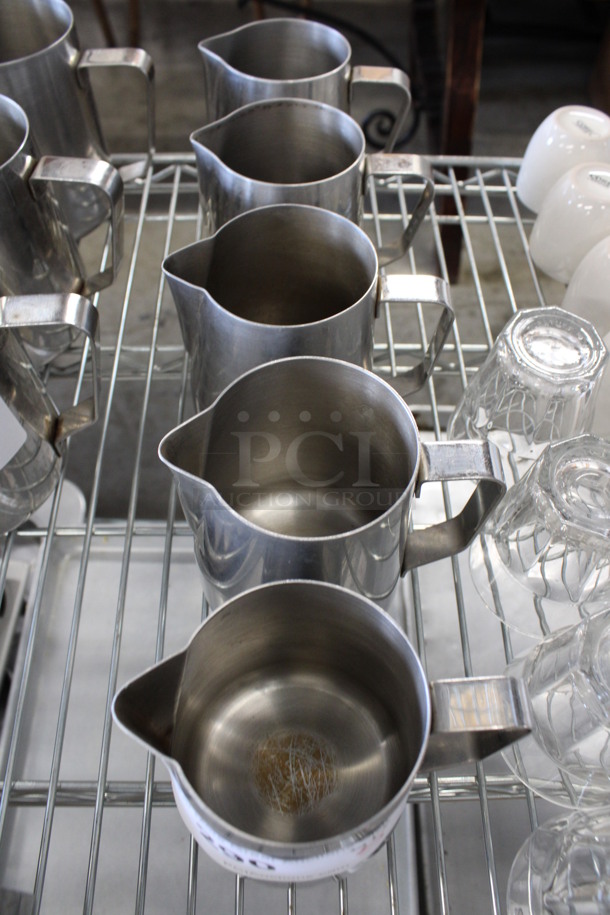 5 Metal Pitchers. 5x3.5x4.5. 5 Times Your Bid! - Image 2 of 3