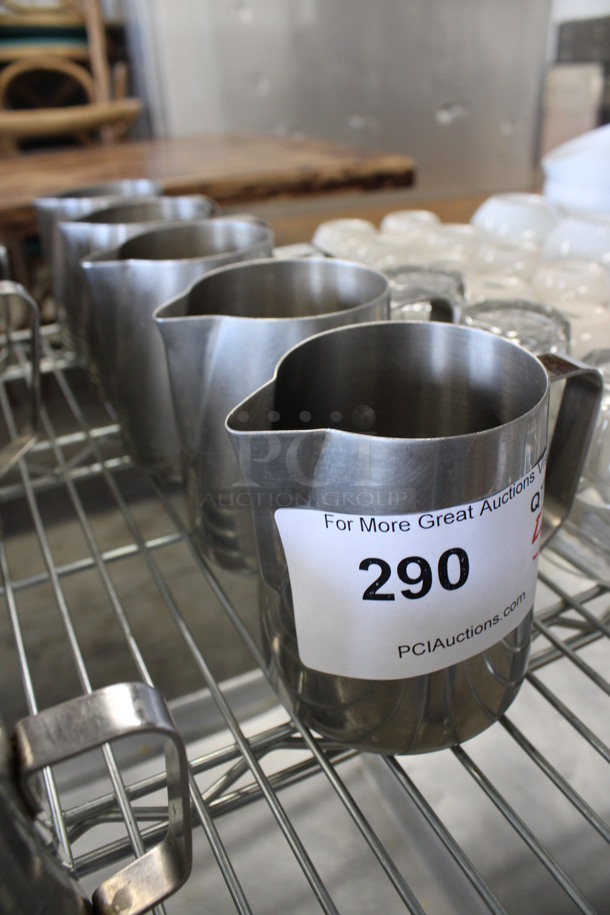 5 Metal Pitchers. 5x3.5x4.5. 5 Times Your Bid! - Image 3 of 3