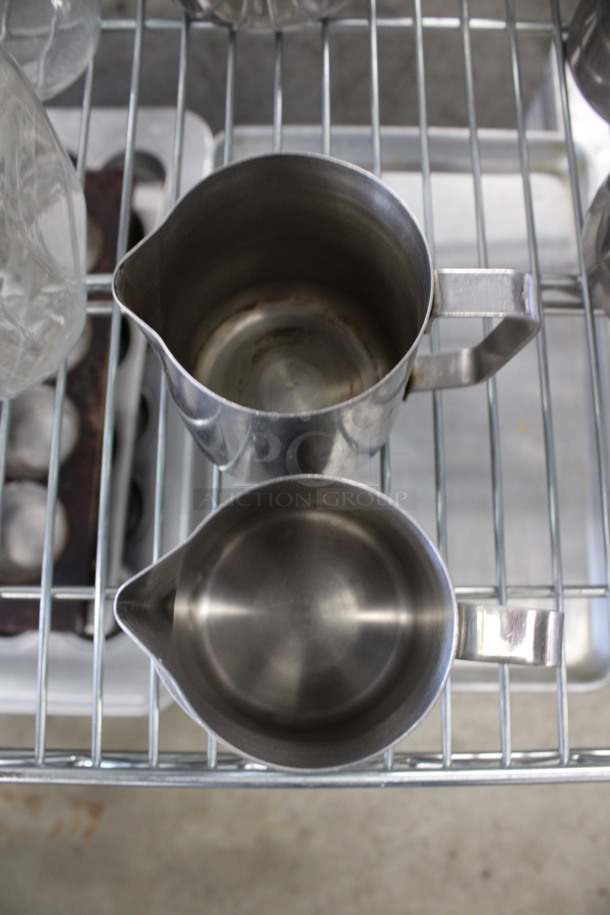 2 Metal Pitchers. 4x3x3.5. 2 Times Your Bid! - Image 2 of 3