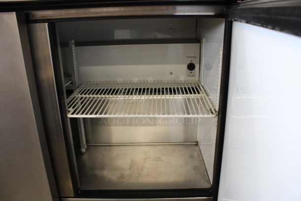 2014 True Model TUC-72 ENERGY STAR Stainless Steel Commercial 3 Door Undercounter Cooler on Commercial Casters. 115 Volts, 1 Phase. 72.5x30x36. Tested and Working! - Image 5 of 8