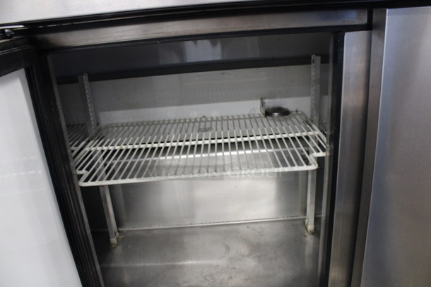 2014 True Model TUC-72 ENERGY STAR Stainless Steel Commercial 3 Door Undercounter Cooler on Commercial Casters. 115 Volts, 1 Phase. 72.5x30x36. Tested and Working! - Image 6 of 8