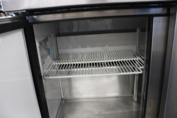 2014 True Model TUC-72 ENERGY STAR Stainless Steel Commercial 3 Door Undercounter Cooler on Commercial Casters. 115 Volts, 1 Phase. 72.5x30x36. Tested and Working! - Image 7 of 8