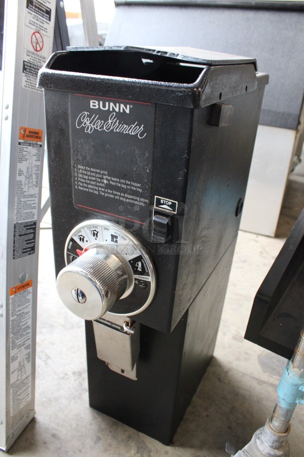 Bunn Model G3 HD BLACK Metal Commercial Countertop Espresso Bean Grinder. 120 Volts, 1 Phase. 7.5x16x25.5. Tested and Working! - Image 2 of 6