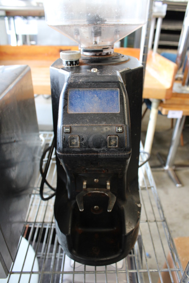 2016 Nuova Simonelli Model MDX OD Metal Commercial Countertop Espresso Bean Grinder w/ Hopper. Missing Lid. 110-120 Volts, 1 Phase. 7x11x23. Tested and Working! - Image 4 of 5