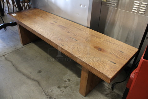 Wooden Bench. 72x20x19