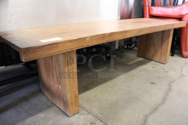 Wooden Bench. 72x20x19 - Image 3 of 3