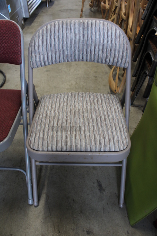 2 Metal Folding Chairs. 18x16x30. 2 Times Your Bid! - Image 2 of 4