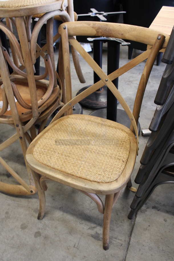 4 Wooden Dining Chairs. 18x17x35. 4 Times Your Bid! - Image 2 of 4