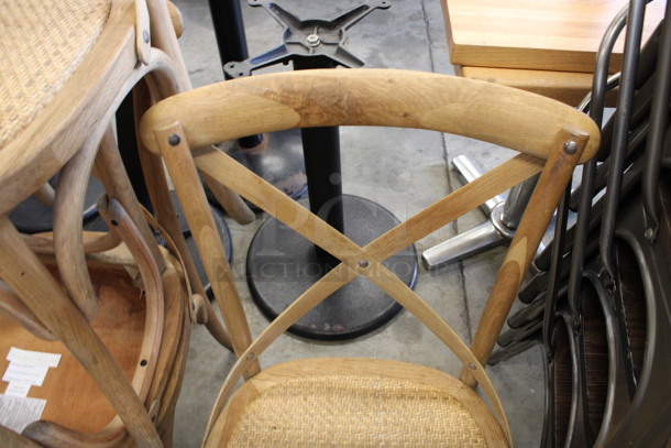 4 Wooden Dining Chairs. 18x17x35. 4 Times Your Bid! - Image 3 of 4