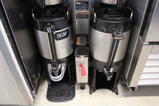 2014 Bunn Model DUAL TF DBC Stainless Steel Commercial Countertop Dual Coffee Machine w/ Hot Water Dispenser, 2 Metal Brew Baskets and 2 Metal Satellite Dispensers. 120/240 Volts, 1 Phase. 22x24x36 - Image 5 of 5