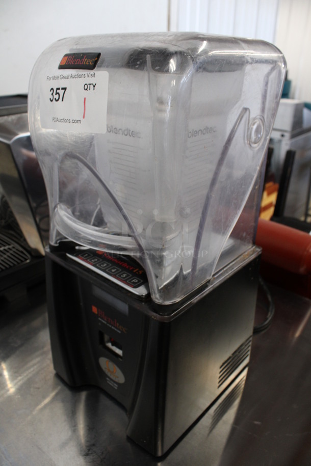 Blendtec Model ICB3/ABC3 Metal Commercial Countertop Blender w/ Cover and Pitcher. 120-240 Volts, 1 Phase. 9x9x18.5. Tested and Working! - Image 2 of 5