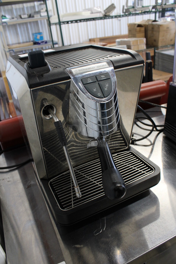 Nuova Simonelli Model Oscar 2 Stainless Steel Commercial Countertop Single Group Espresso Machine w/ Portafilter and Steam Wand. 208-220 Volts, 1 Phase. 12x14x16 - Image 5 of 7
