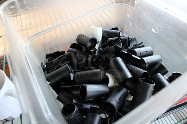 ALL ONE MONEY! Lot of Metro Shelving Clips in Poly 12 Quart Bin! - Image 2 of 2
