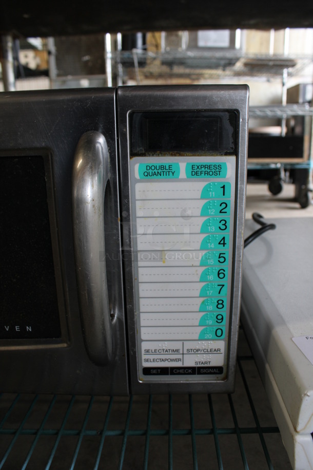 Sharp Stainless Steel Commercial Countertop Microwave Oven. 20.5x17x12 - Image 2 of 4