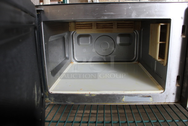 Sharp Stainless Steel Commercial Countertop Microwave Oven. 20.5x17x12 - Image 4 of 4