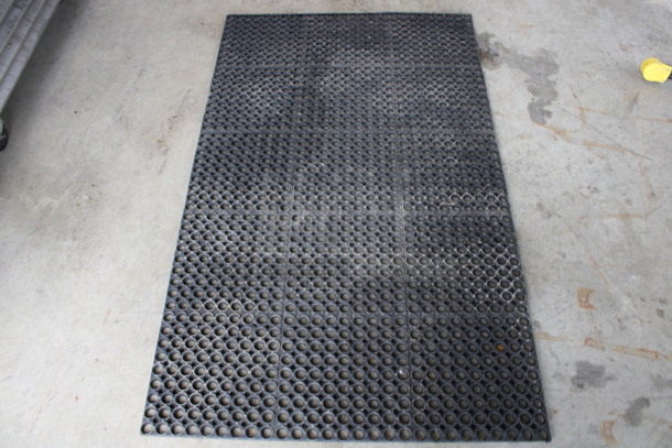 Black Anti Fatigue Floor Mat. 37x62 - Image 1 of 3