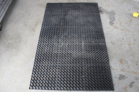 Black Anti Fatigue Floor Mat. 37x62