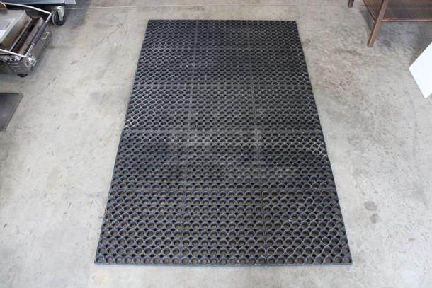 Black Anti Fatigue Floor Mat. 37x62
